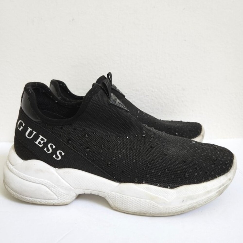 Guess Bellini Platform Mid-Top Sneaker with Rhinestone size 6.5